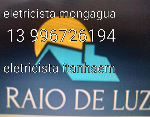 eletricista mongagua  raio de luz  13 996726194